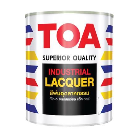 สีพ่นอุตสาหกรรม ชนิดด้าน TOA INDUSTRIAL LACQUER 999 สีดำ 1 แกลลอน