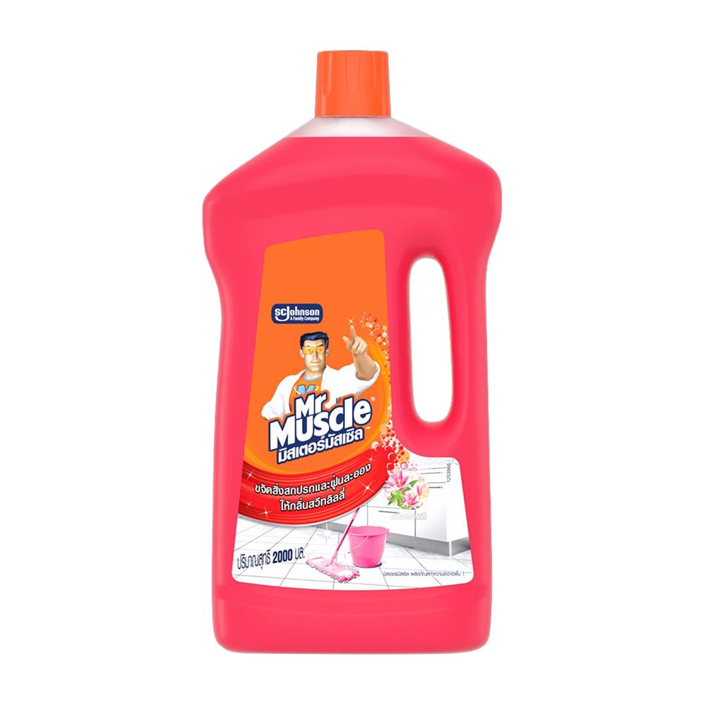 น้ำยาทำความสะอาดพื้น MR.MUSCLE 2,000 มล. สวีทลิลลี่