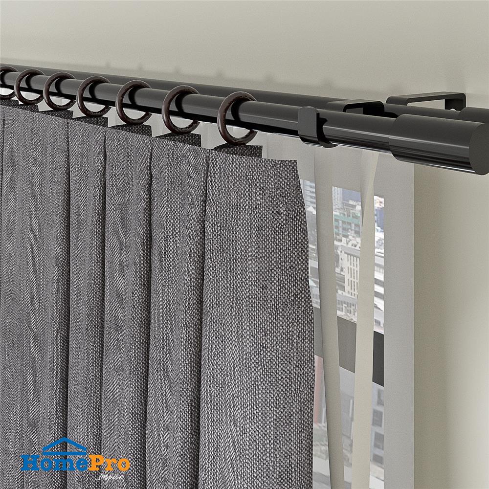 ห่วงคล้องราง HOME LIVING STYLE 33 มม. สีน้ำตาลเข้ม (แพ็ก 10 ชิ้น)