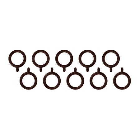 ห่วงคล้องราง HOME LIVING STYLE 33 มม. สีน้ำตาลเข้ม (แพ็ก 10 ชิ้น)_1