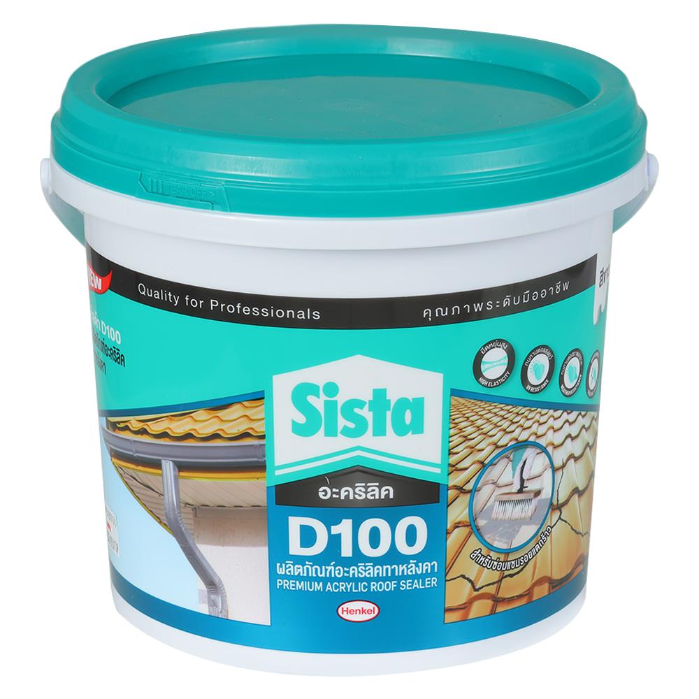 ACRYLIC WATERPROOF SEALER SISTA D100 5KG WHITE
