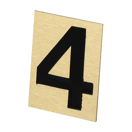 ตัวเลขอารบิค ทองเหลือง S&T 1096D เลข 4_1