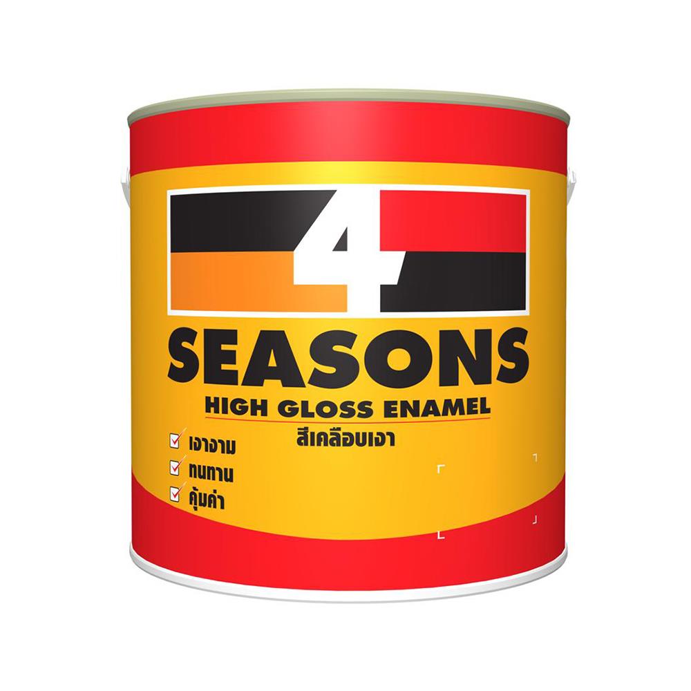 สีน้ำมัน ชนิดเงา TOA 4 SEASONS BASE D สีขาว 1/4 แกลลอน