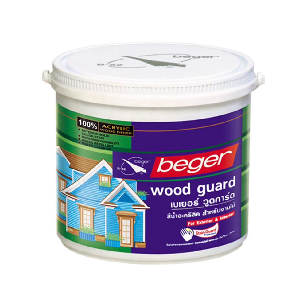 WATERBASED WOOD PAINT BEGER WOOD GUARD 9182 TEAK 1GAL