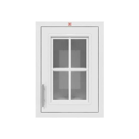 ตู้แขวน บานเดี่ยว ABS KING KRYSTAL 48.5x68 ซม. สีขาว_0