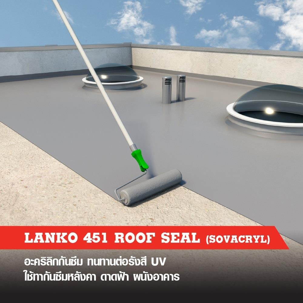 อะคริลิกกันซึม LANKO 451 5 กก. สีขาว