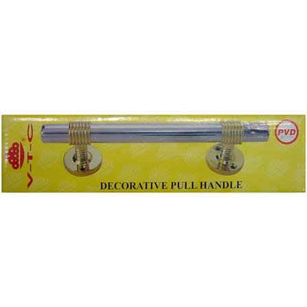 PULL HANDLE MTL DTH-304(B) 9" TWOTONE