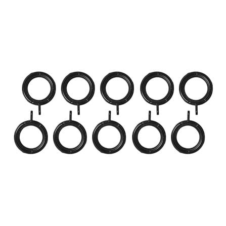 ห่วงคล้องรางเหล็ก HOME LIVING STYLE 30 มม. สีดำ (แพ็ก 10 ชิ้น)_1