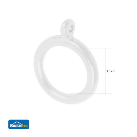 ห่วงคล้องราง HOME LIVING STYLE 33 มม. สีขาว (แพ็ก 10 ชิ้น)_4