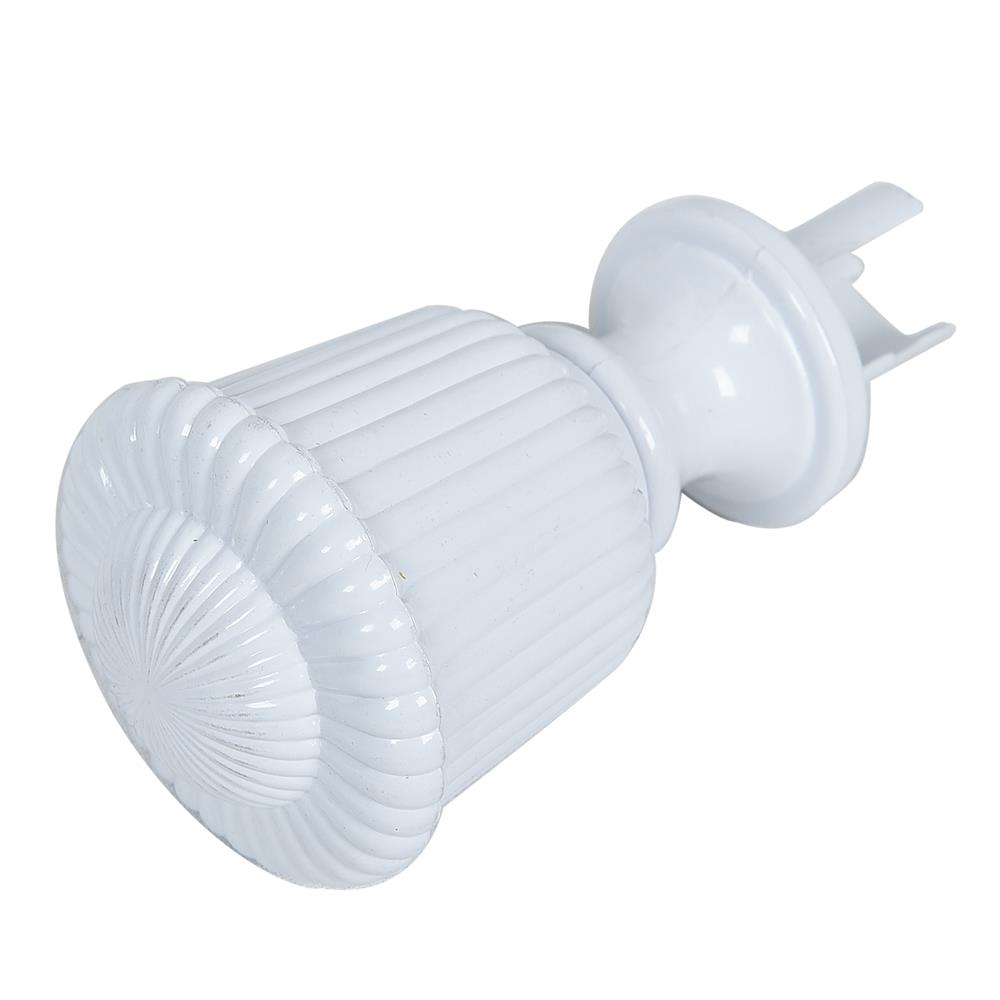 ROD ALUMINIUM OVAL 1 LAYER  1ม. WHITE HOME LIVING STYLE