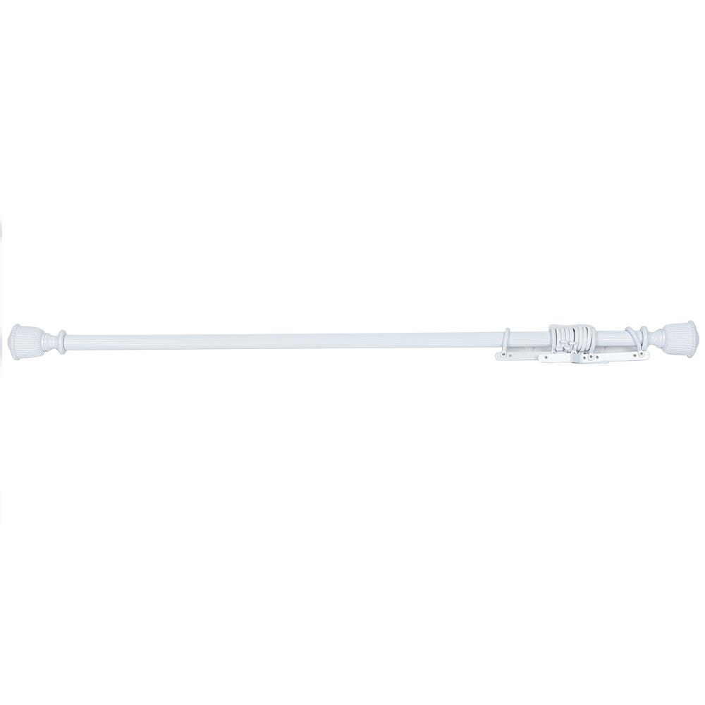 ROD ALUMINIUM OVAL 1 LAYER  1ม. WHITE HOME LIVING STYLE