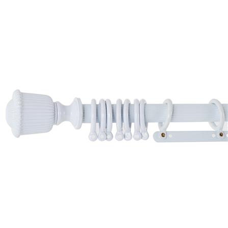 ROD ALUMINIUM OVAL 1 LAYER  1ม. WHITE HOME LIVING STYLE_0
