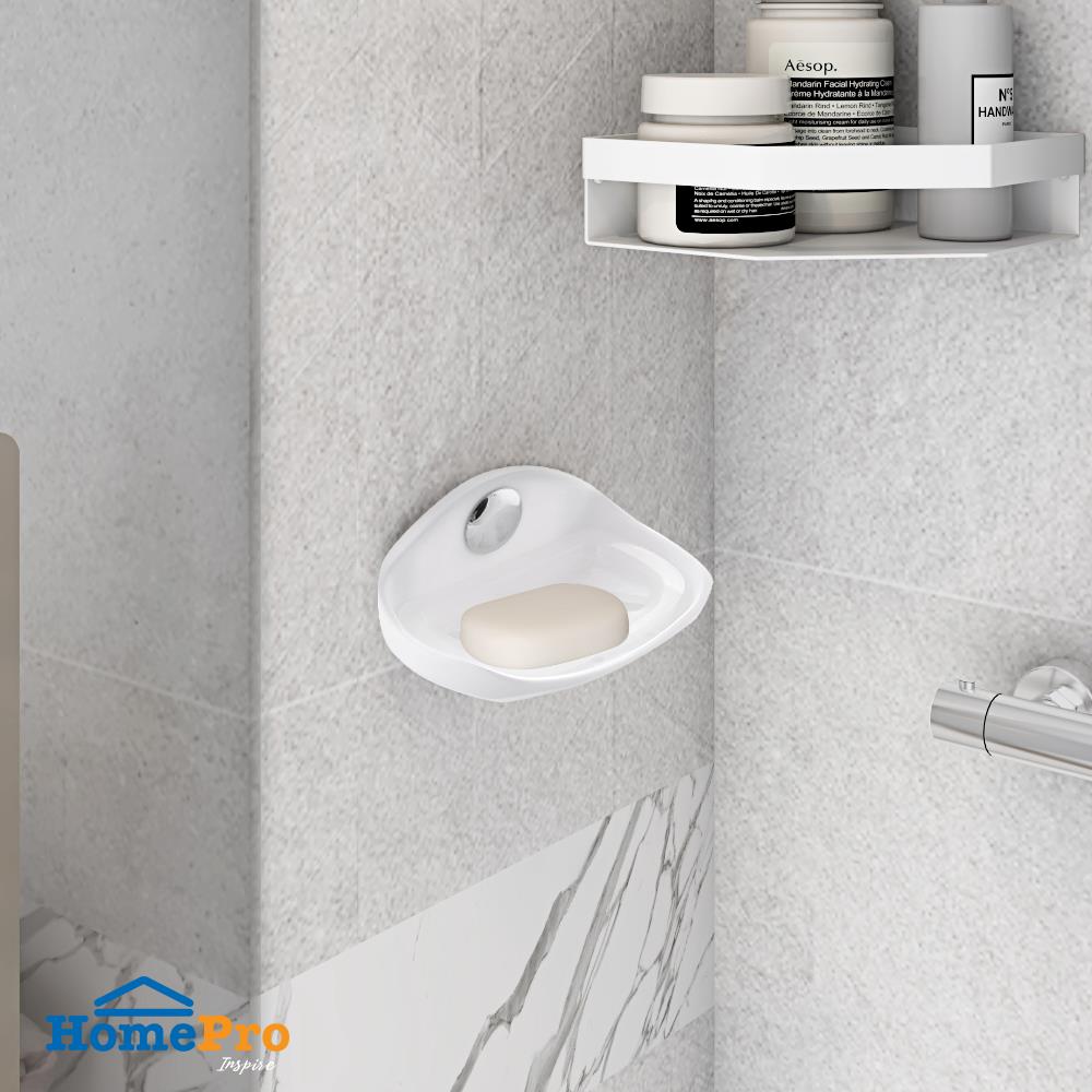 ที่ใส่สบู่ BATH TIME 1431BT สีขาว