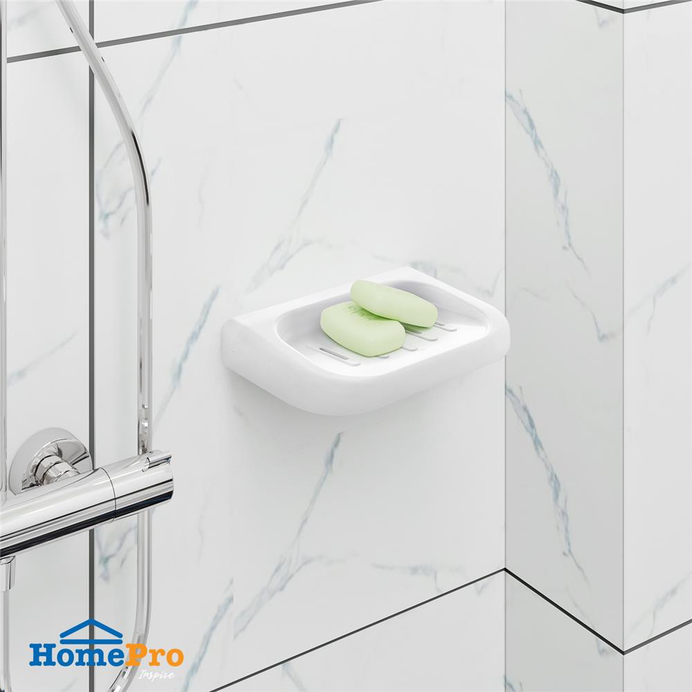 ที่ใส่สบู่ BATH TIME 1430BT สีขาว