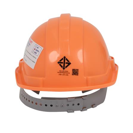 หมวกนิรภัย HDPE มาตรฐานมอก. DEXZON สีส้ม_2