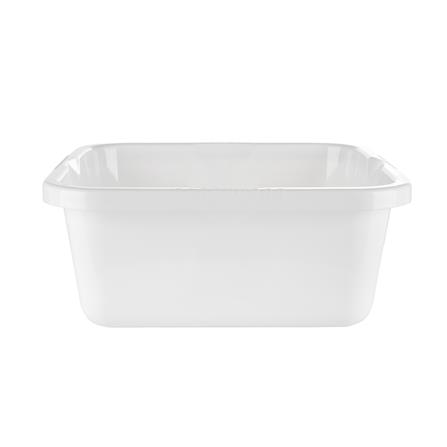 SQUARE BASIN PLIM 34cm WHITE