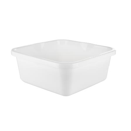 SQUARE BASIN PLIM 34cm WHITE
