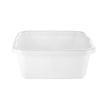 SQUARE BASIN PLIM 29cm WHITE
