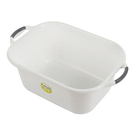 SQUARE BASIN PLIM 48X37cm WHITE