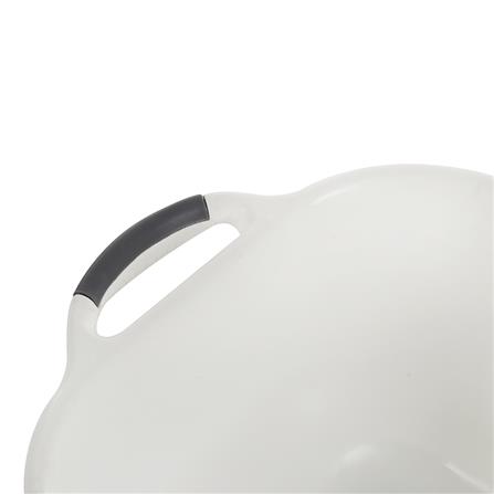 SQUARE BASIN PLIM 48X37cm WHITE