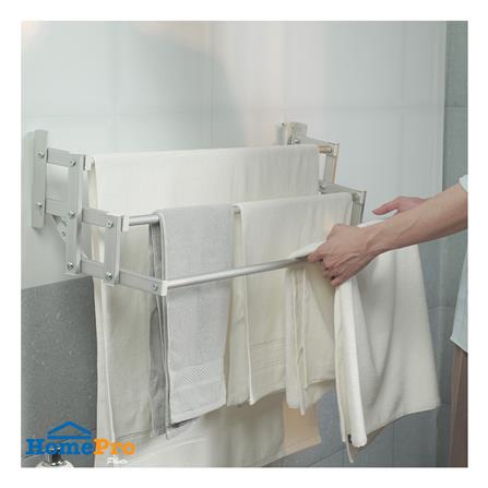 ราวติดผนังอะลูมิเนียมบันได 3 เส้น 80 ซม. PLIM_4