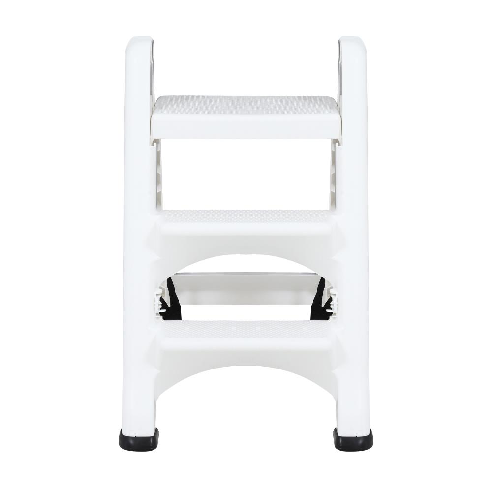 บันไดพลาสติก MATALL 3 ชั้น สีขาว