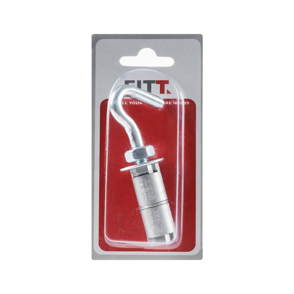 DOUBLE EXPANSION ANCHOR WITH HOOK FITT 3/8" 1EA