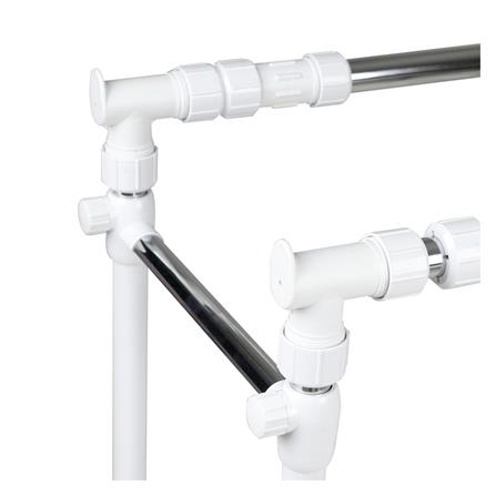 ราวแขวนผ้า 2 ราว ปรับระดับได้ 135x47x174cm PLIM_3