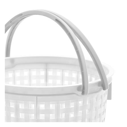 ตะกร้าผ้ากลมหูหิ้ว JCJ 4212 สีขาว_1