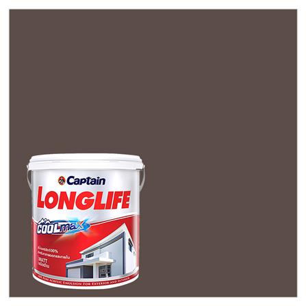 สีน้ำทาภายนอก CAPTAIN LONGLIFE COOLMAX สีครีม #1600 ด้าน 5 แกลลอน_0