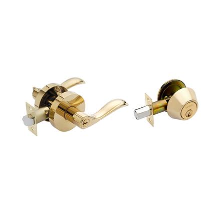 ISEO COMBO-D+6406 PVD GOLD LEVER+DEABOLT