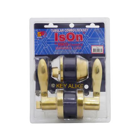 ISEO COMBO-D+6406 PVD GOLD LEVER+DEABOLT