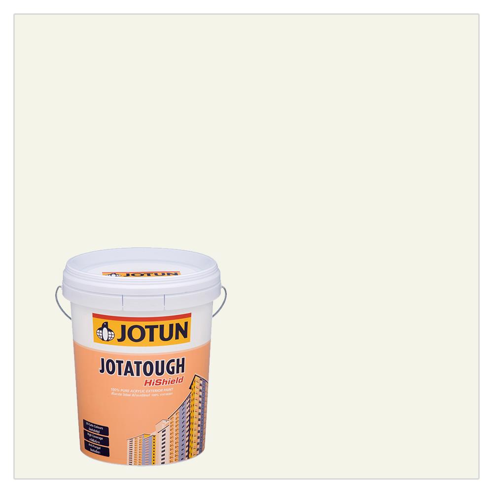 สีน้ำทาภายนอก JOTUN JOTATOUGH HISHIELD สีขาว #000 กึ่งเงา 5 แกลลอน