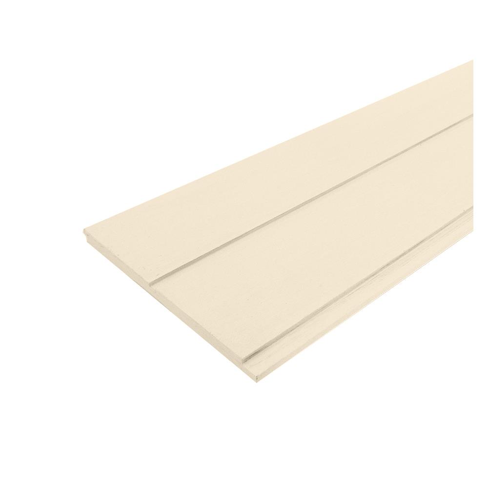 ไม้ผนังบังใบ CONWOOD ลายเสี้ยน G1 20.3x305x1.1 ซม. สีขาวงาช้าง