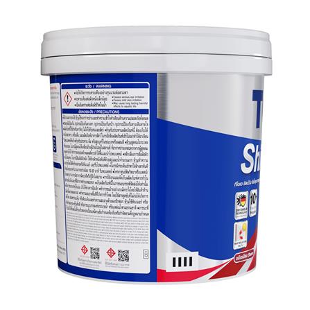 สีน้ำทาภายนอก ชนิดเนียน TOA SHIELD-1 BASE A สีขาว 2.5 แกลลอน_2