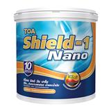 สีน้ำทาภายนอก TOA SHIELD-1 NANO BASE D กึ่งเงา 2.5 แกลลอน สีน้ำทาภายนอก TOA SHIELD-1 NANO BASE D กึ่งเงา 2.5 แกลลอน