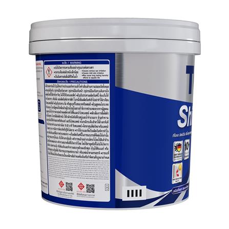 สีน้ำทาภายนอก ชนิดกึ่งเงา TOA SHIELD-1 BASE D สีขาว 2.5 แกลลอน_2
