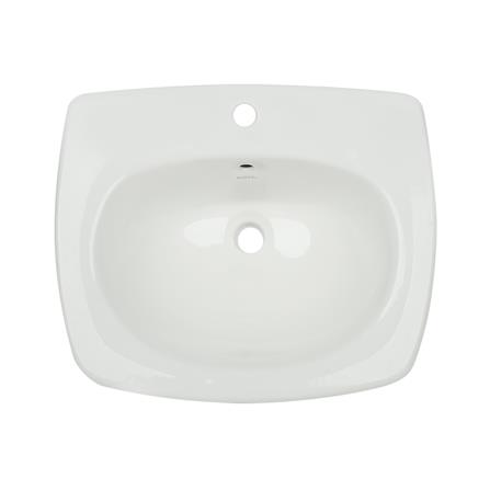 อ่างล้างหน้า ฝังบนเคาน์เตอร์ MOYA สีขาว_2