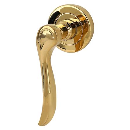 MORTISE LEVER LOCKSET MUL-T-LOCK 406 GOLD PVD