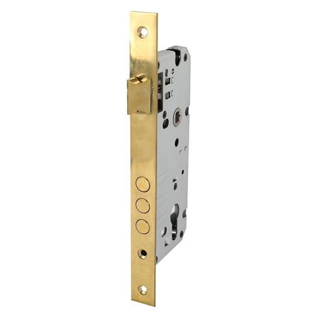 MORTISE LEVER LOCKSET MUL-T-LOCK 406 GOLD PVD