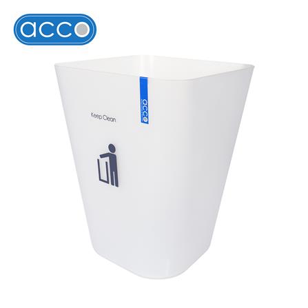 ถังขยะเหลี่ยม ACCO HH-224P 11 ลิตร สีขาว_0