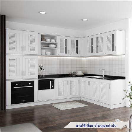 ตู้แขวนบานคู่ ABS KING PLAT-NOVA 90x67.8 ซม. สีขาว_4