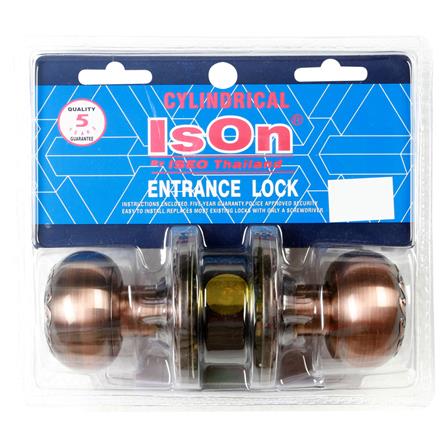 ENTRANCE KNOB ISON 8935 AC ANTIQUE COPPER