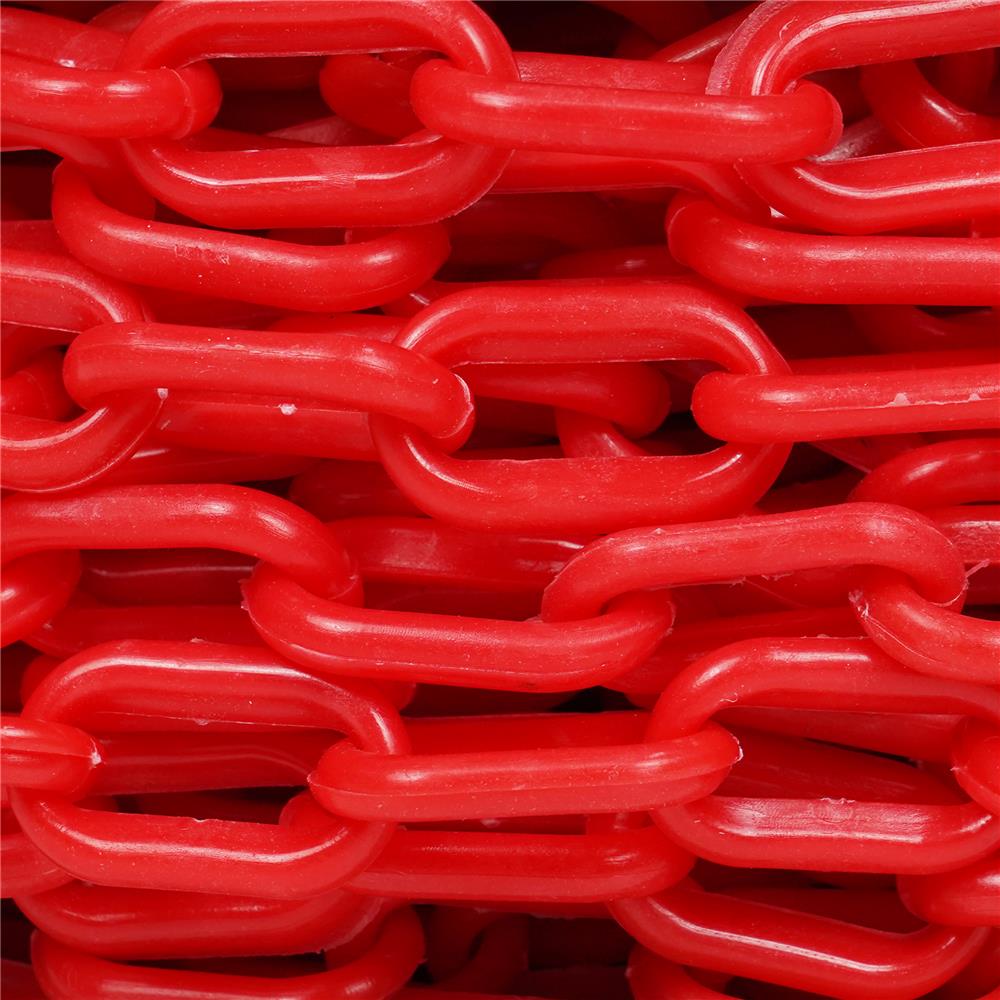 โซ่พลาสติก  RIGHT 8104 6 มม. สีแดง