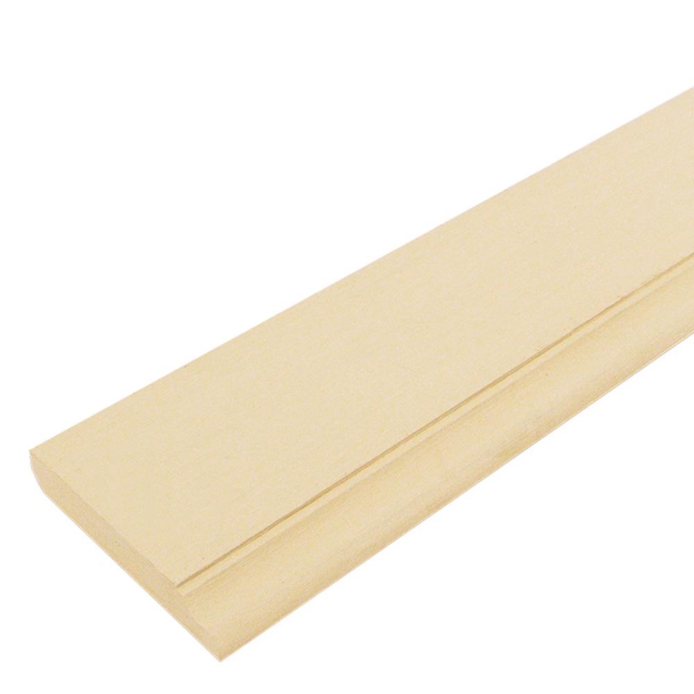 ไม้บัว CONWOOD ลายหลุยส์ 10x305x1.1 ซม. สีขาวงาช้าง