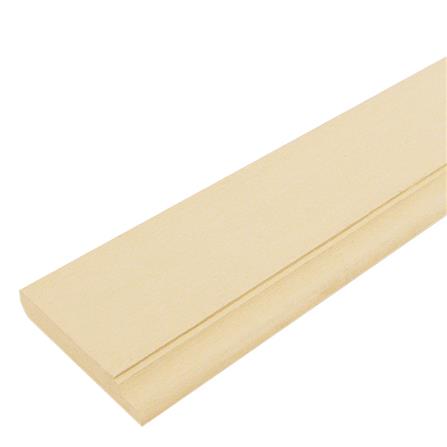 ไม้บัว CONWOOD ลายหลุยส์ 10x305x1.1 ซม. สีขาวงาช้าง_0