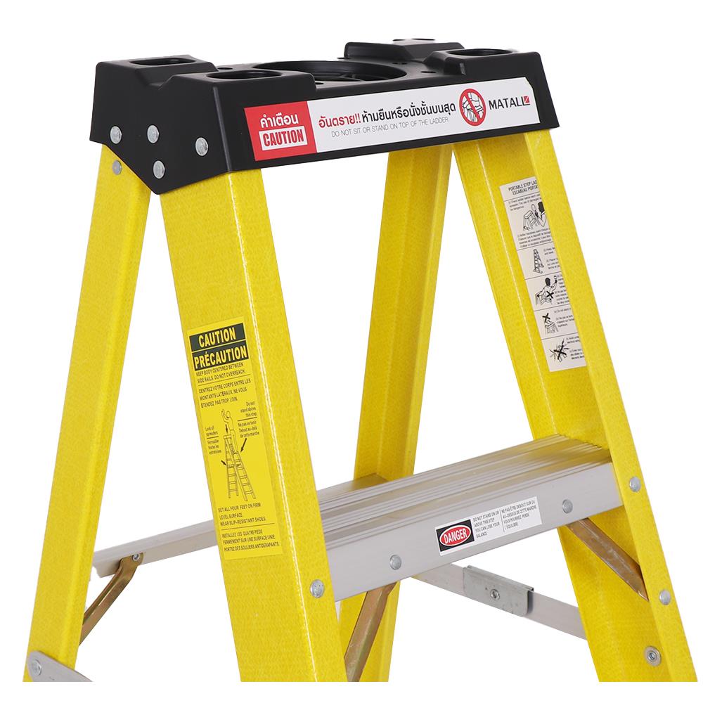 บันไดกันไฟ LITE FG303 4 ฟุต สีดำ-เหลือง