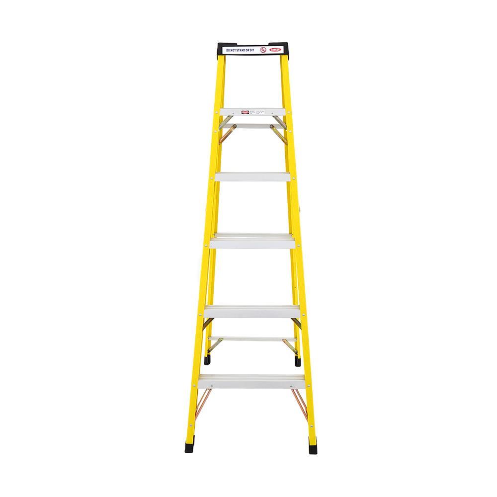 บันไดไฟเบอร์กลาส LITE FG305 6 ฟุต สีดำ-เหลือง