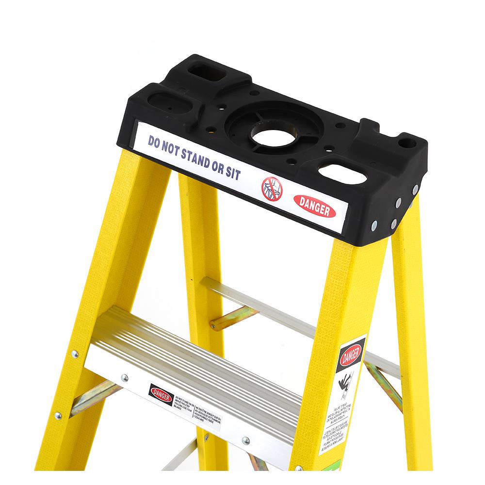 บันไดไฟเบอร์กลาส LITE FG305 6 ฟุต สีดำ-เหลือง