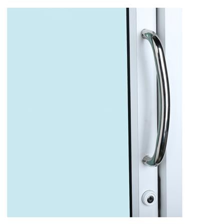 ประตูบานสวิงเดี่ยว อะลูมิเนียม WINDOW ASIA 100X205 ซม. สีขาว_1
